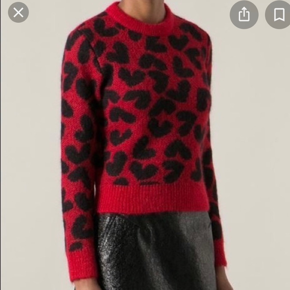 Saint Laurent Paris mohair sweater Sz S